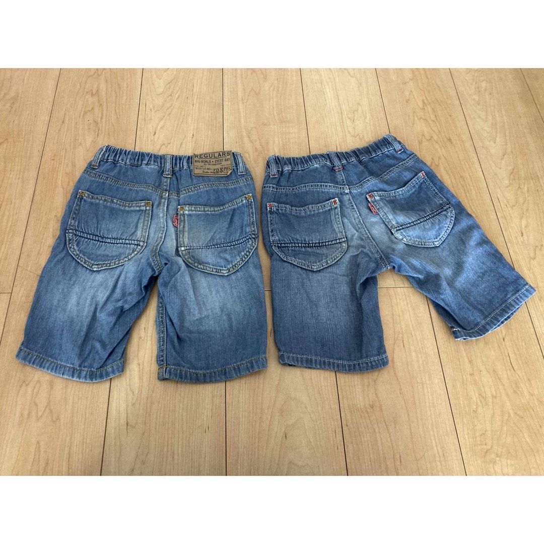 F.O.KIDS(エフオーキッズ)の【120㎝】デニムパンツ2点 キッズ/ベビー/マタニティのキッズ服男の子用(90cm~)(パンツ/スパッツ)の商品写真