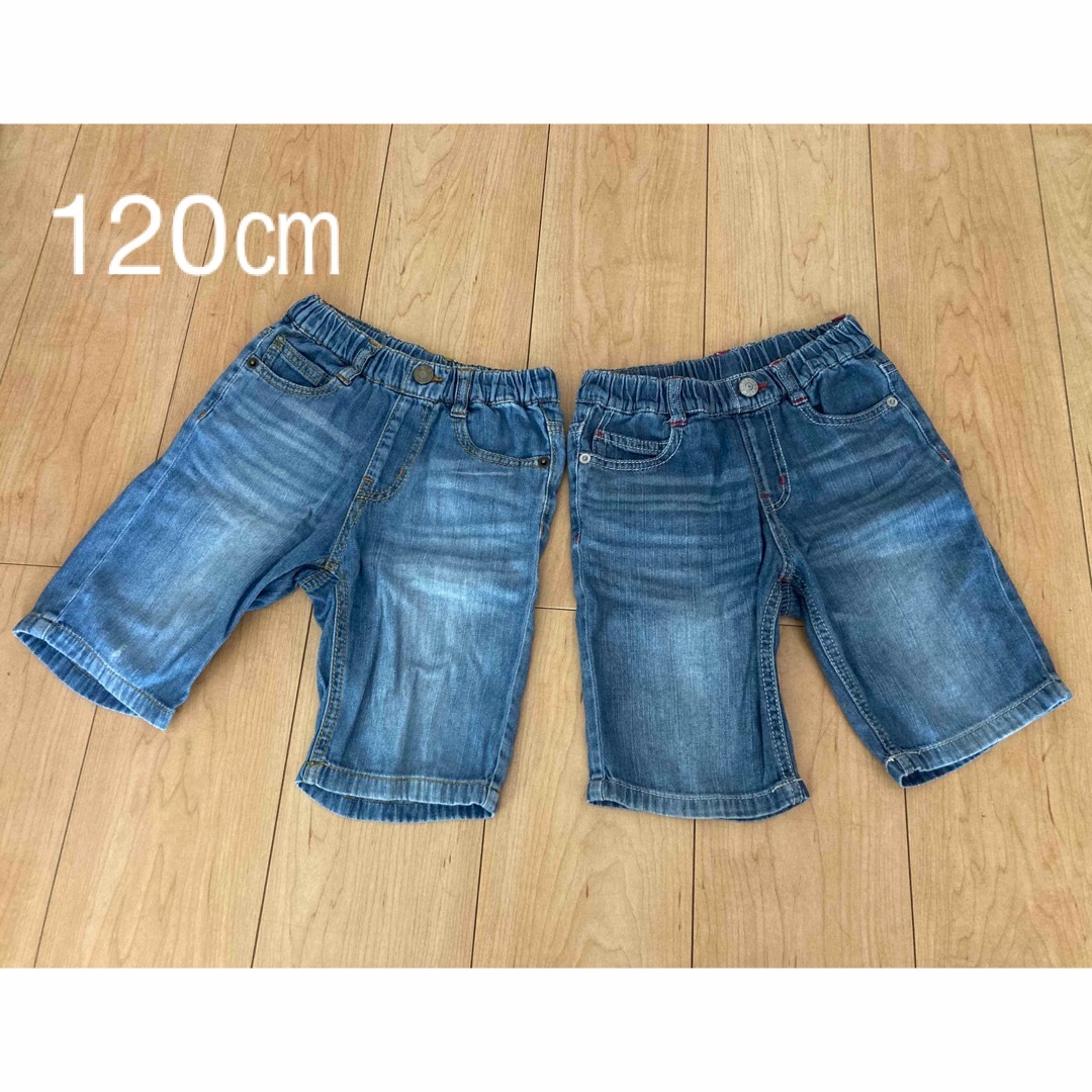 F.O.KIDS(エフオーキッズ)の【120㎝】デニムパンツ2点 キッズ/ベビー/マタニティのキッズ服男の子用(90cm~)(パンツ/スパッツ)の商品写真