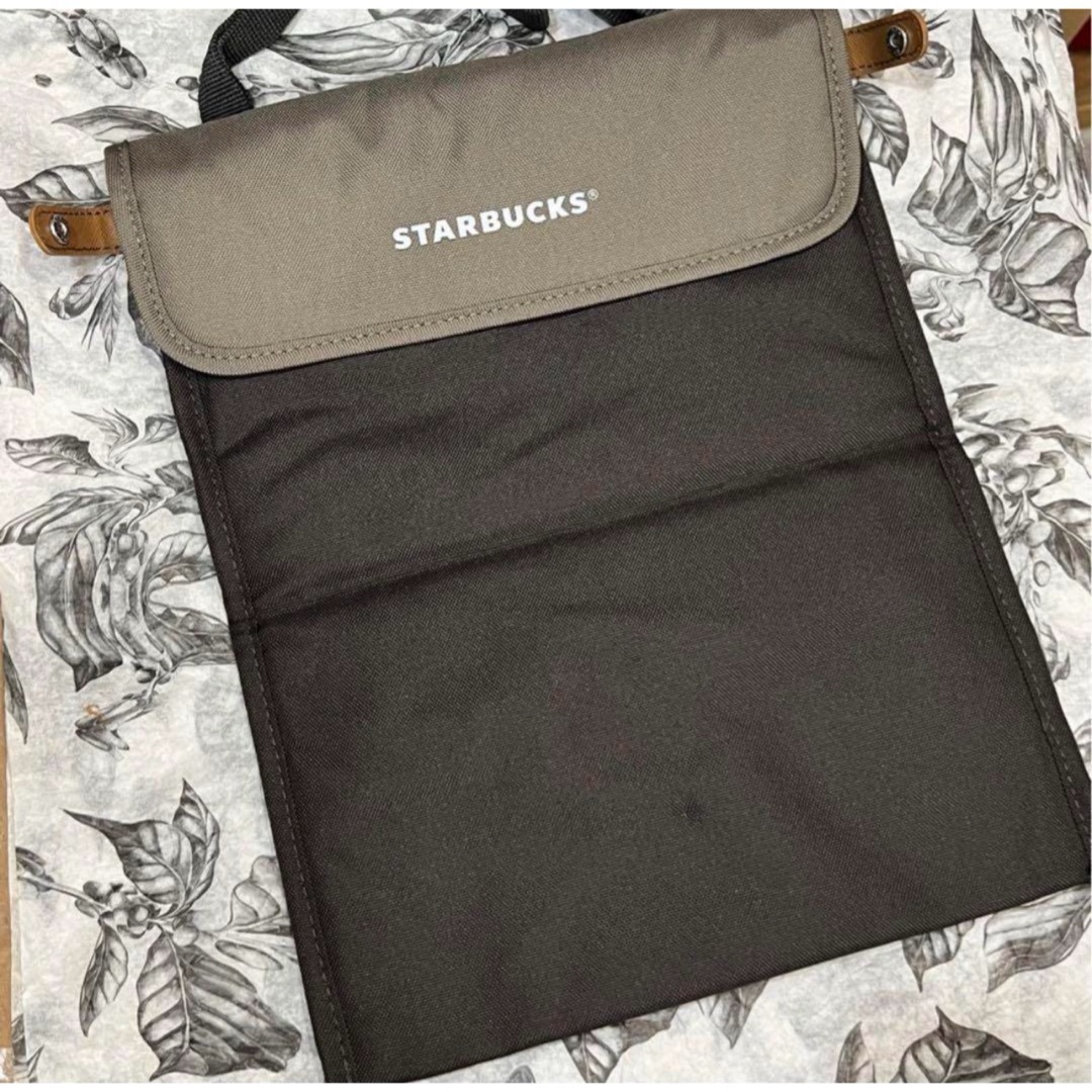 Starbucks Coffee(スターバックスコーヒー)の【非売品】タイ　スターバックス  2way ボディバッグ　ブラウン メンズのバッグ(ボディーバッグ)の商品写真