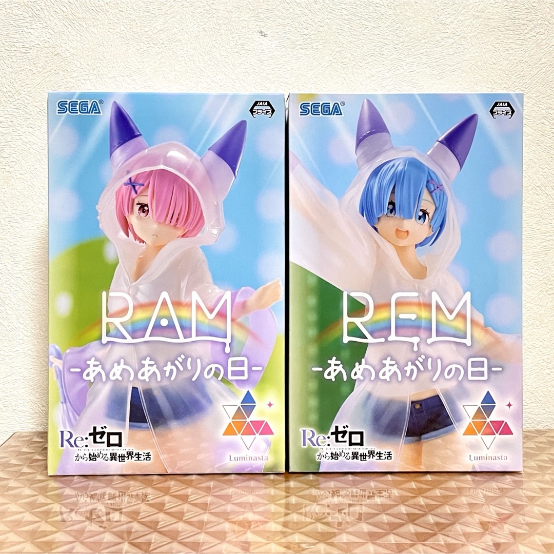 SEGA(セガ)の【新品】Re:ゼロ✧Luminasta ─ あめあがりの日 ─ ２種セット エンタメ/ホビーのフィギュア(アニメ/ゲーム)の商品写真