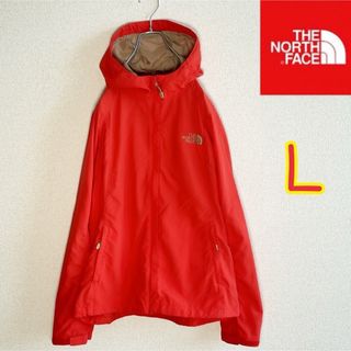 ザノースフェイス(THE NORTH FACE)のノースフェイス　マウンテンパーカー　朱赤　レディースＬ(ナイロンジャケット)