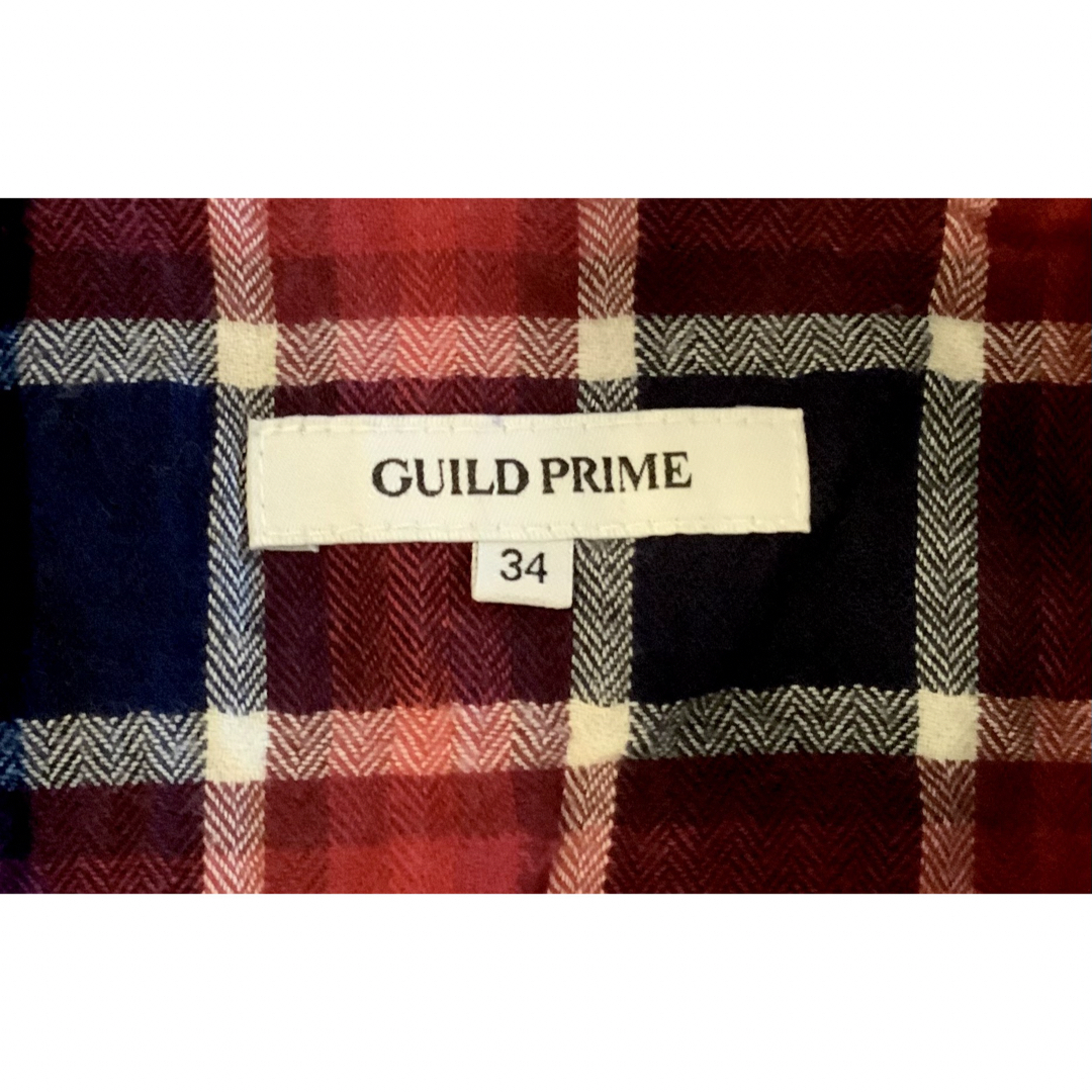 GUILD PRIME(ギルドプライム)のguild prime ギルド プライム ウエスタン チェック シャツ 34 レディースのトップス(シャツ/ブラウス(長袖/七分))の商品写真