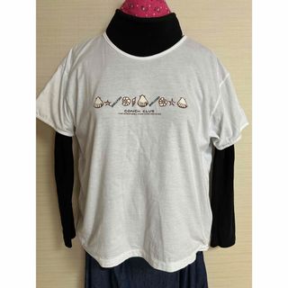 プリントが可愛いTシャツ　シャツブラウス、ジャケットの中に着るのもオススメ(Tシャツ/カットソー(半袖/袖なし))