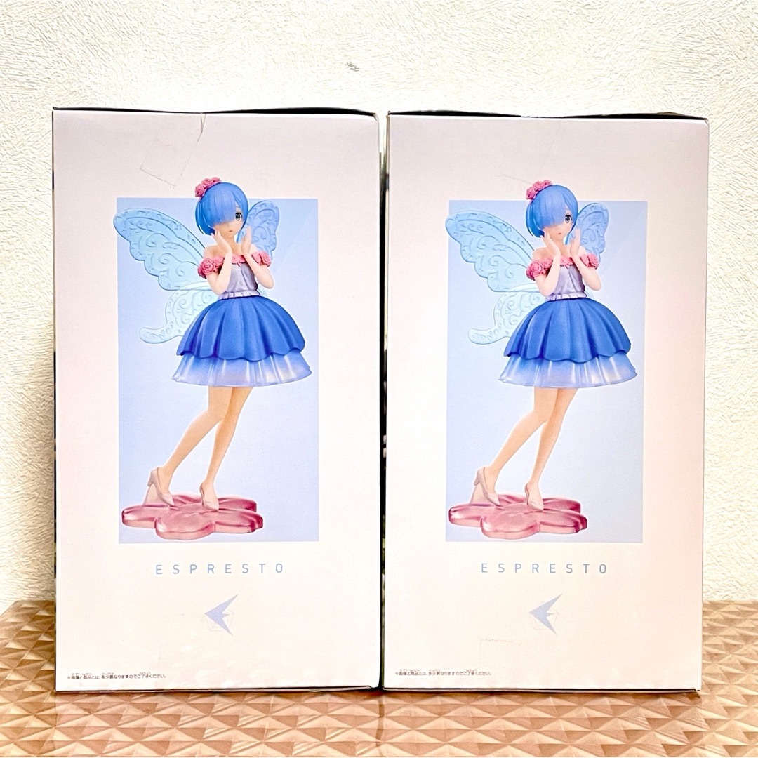 BANPRESTO(バンプレスト)の【新品】Re:ゼロ✧ESPRESTO Fairy elements ２点セット エンタメ/ホビーのフィギュア(アニメ/ゲーム)の商品写真