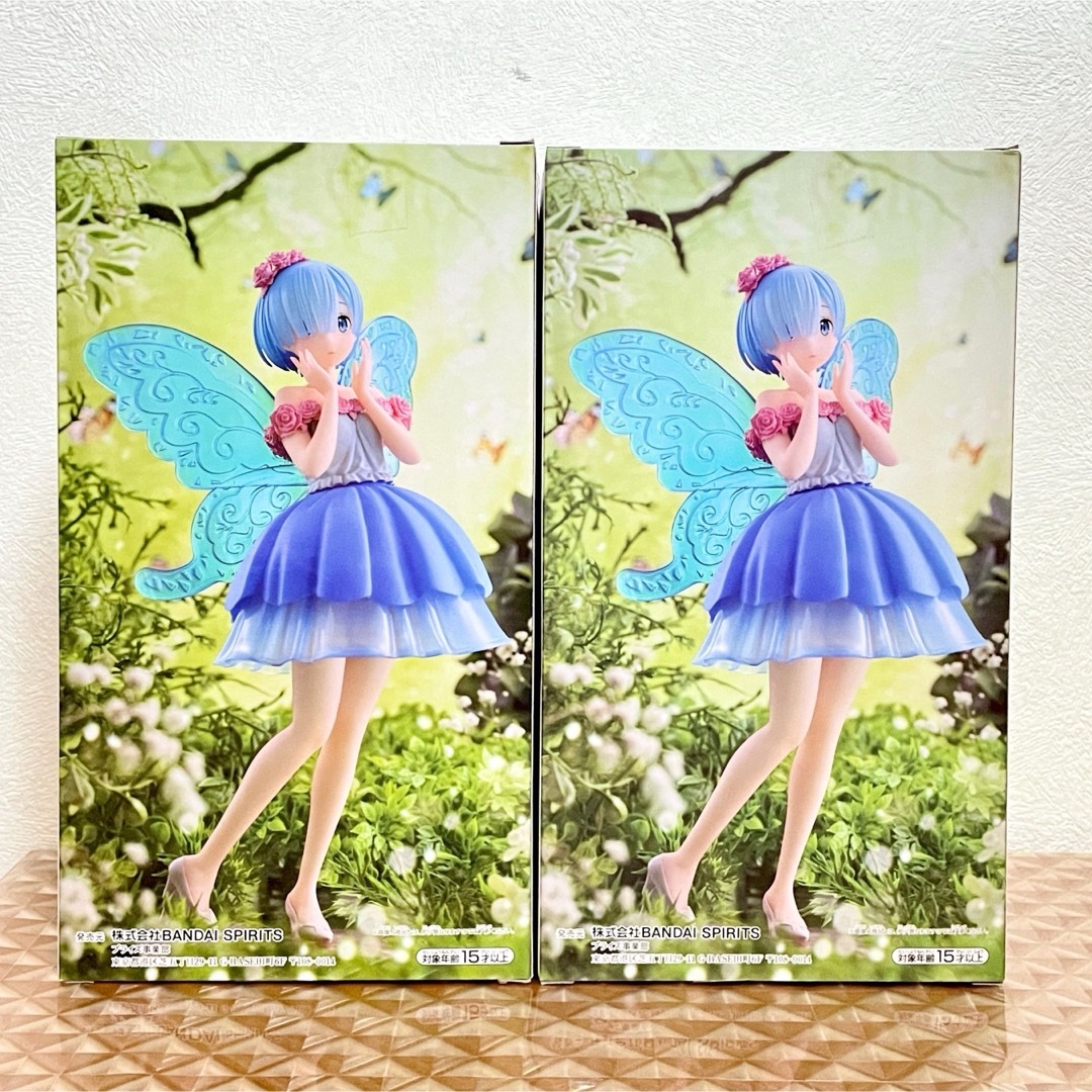 BANPRESTO(バンプレスト)の【新品】Re:ゼロ✧ESPRESTO Fairy elements ２点セット エンタメ/ホビーのフィギュア(アニメ/ゲーム)の商品写真