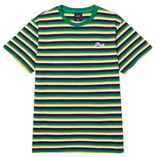 ハフ(HUF)の新品未使用　HUF　Webstar Stripe Knit Top Gold L(Tシャツ/カットソー(半袖/袖なし))