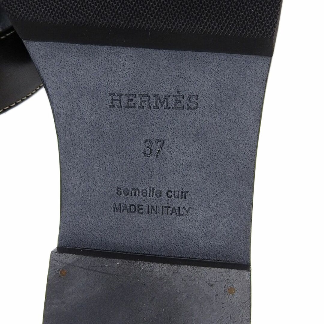 Hermes(エルメス)のエルメス オラン サンダル レディース ブラック HERMES [美品] 【中古】 【アパレル・小物】 レディースの靴/シューズ(サンダル)の商品写真