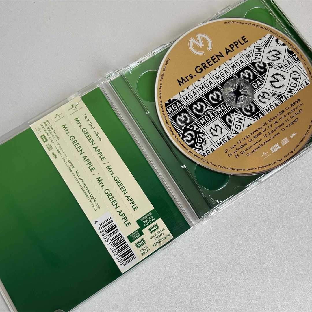 Mrs．GREEN　APPLE（初回限定盤） エンタメ/ホビーのCD(ポップス/ロック(邦楽))の商品写真