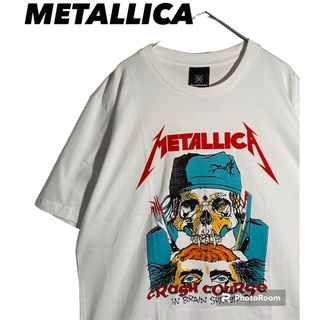 メタリカ(METALLICA)のメタリカTシャツ M ビックロゴ　ヘビメタバンT METALLICA Tシャツ(Tシャツ/カットソー(半袖/袖なし))