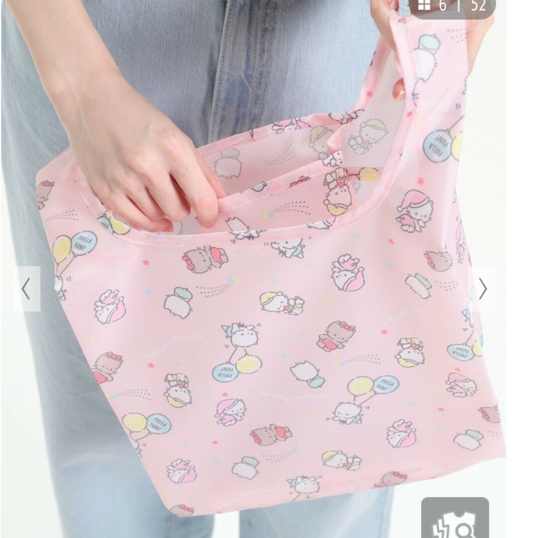 サンリオ(サンリオ)のAkimi様専用☆新品☆ハニーズ☆ニャニィニュニェニョン☆お弁当エコバッグ レディースのバッグ(エコバッグ)の商品写真