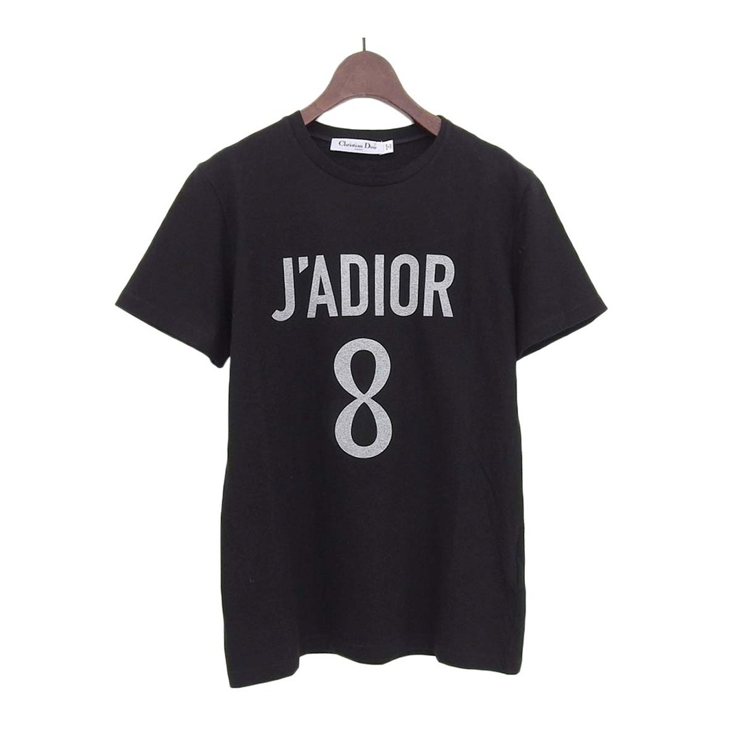 Dior(ディオール)のディオール J'ADIOR 8 プリント Tシャツ クリスチャンディオール 843T03TC428 レディース ブラック Dior 【中古】 【アパレル・小物】 レディースのトップス(Tシャツ(半袖/袖なし))の商品写真