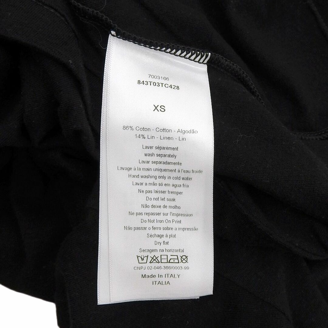 Dior(ディオール)のディオール J'ADIOR 8 プリント Tシャツ クリスチャンディオール 843T03TC428 レディース ブラック Dior 【中古】 【アパレル・小物】 レディースのトップス(Tシャツ(半袖/袖なし))の商品写真