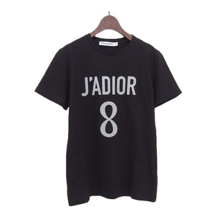 Dior - ディオール J'ADIOR 8 プリント Tシャツ クリスチャンディオール 843T03TC428 レディース ブラック Dior 【中古】 【アパレル・小物】