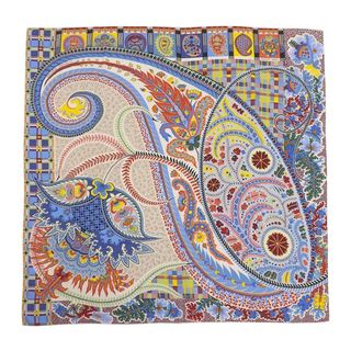 エルメス(Hermes)のエルメス カレ140 Paisley Blossom ペイズリー ブロッサム ショール ユニセックス マルチカラー HERMES 【中古】 【アパレル・小物】(マフラー/ショール)