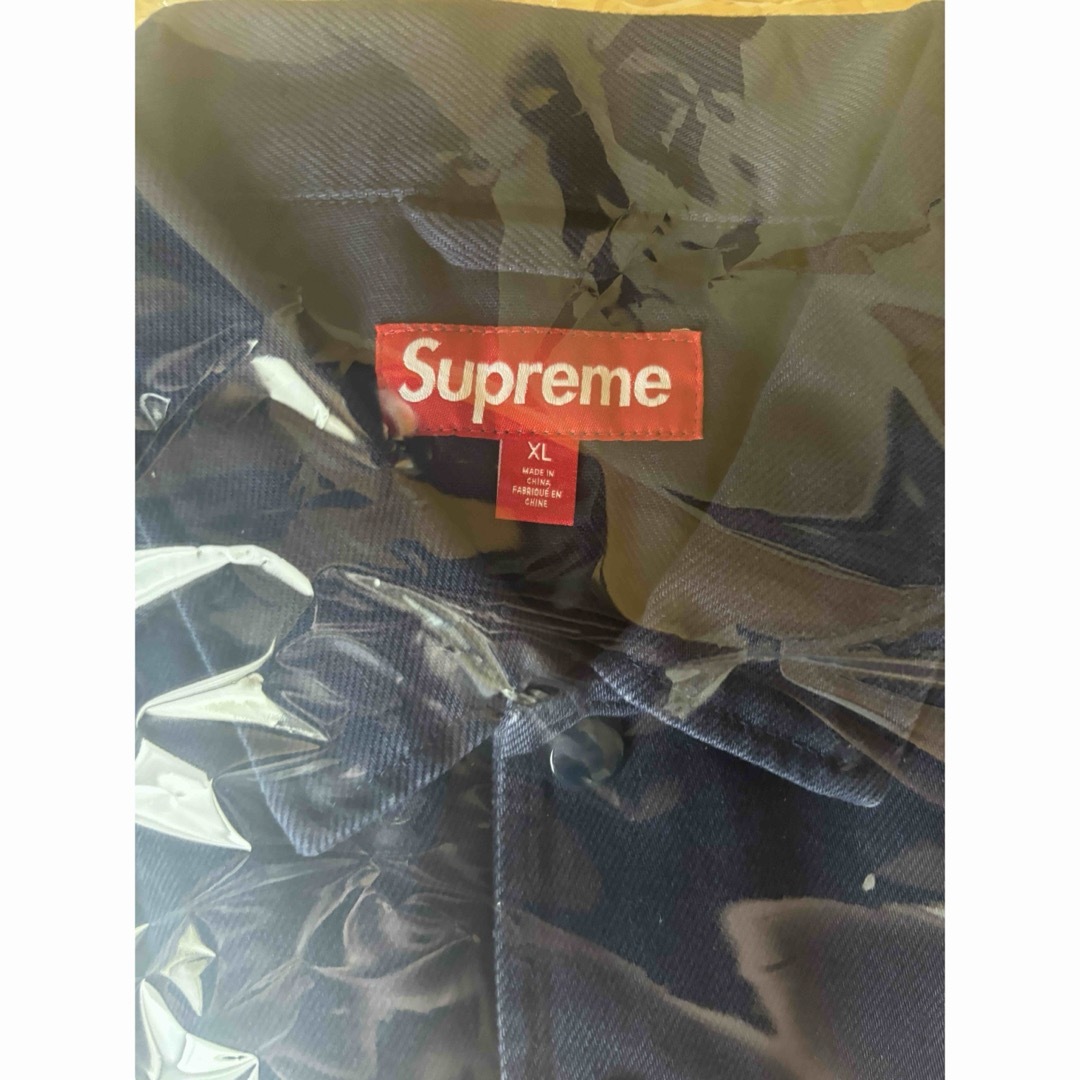 Supreme(シュプリーム)のSupreme Arc Denim Coaches Jacket Navy XL メンズのジャケット/アウター(Gジャン/デニムジャケット)の商品写真