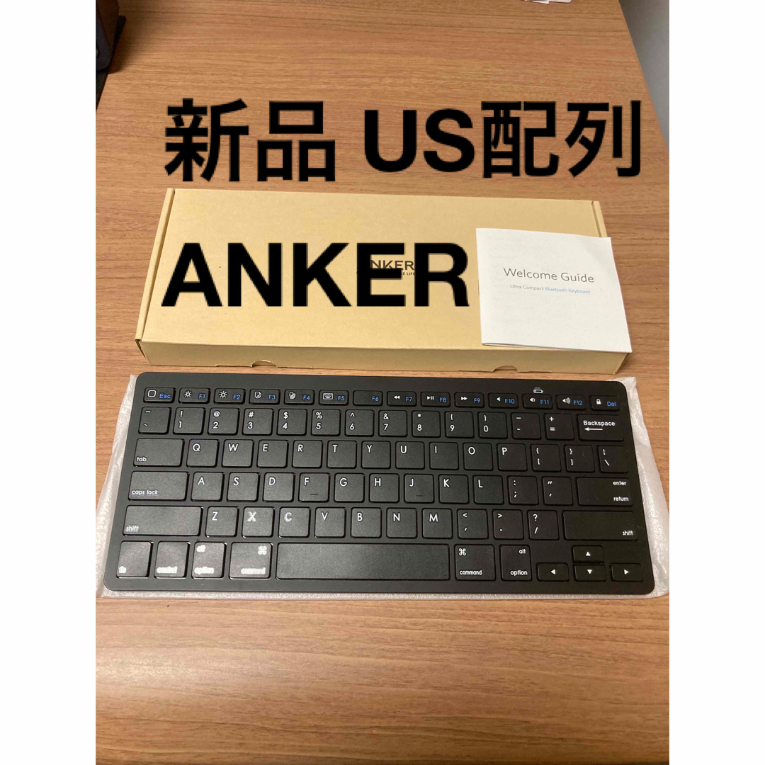 Anker(アンカー)の新品 Anker ウルトラスリム Bluetooth ワイヤレスキーボード スマホ/家電/カメラのPC/タブレット(PC周辺機器)の商品写真