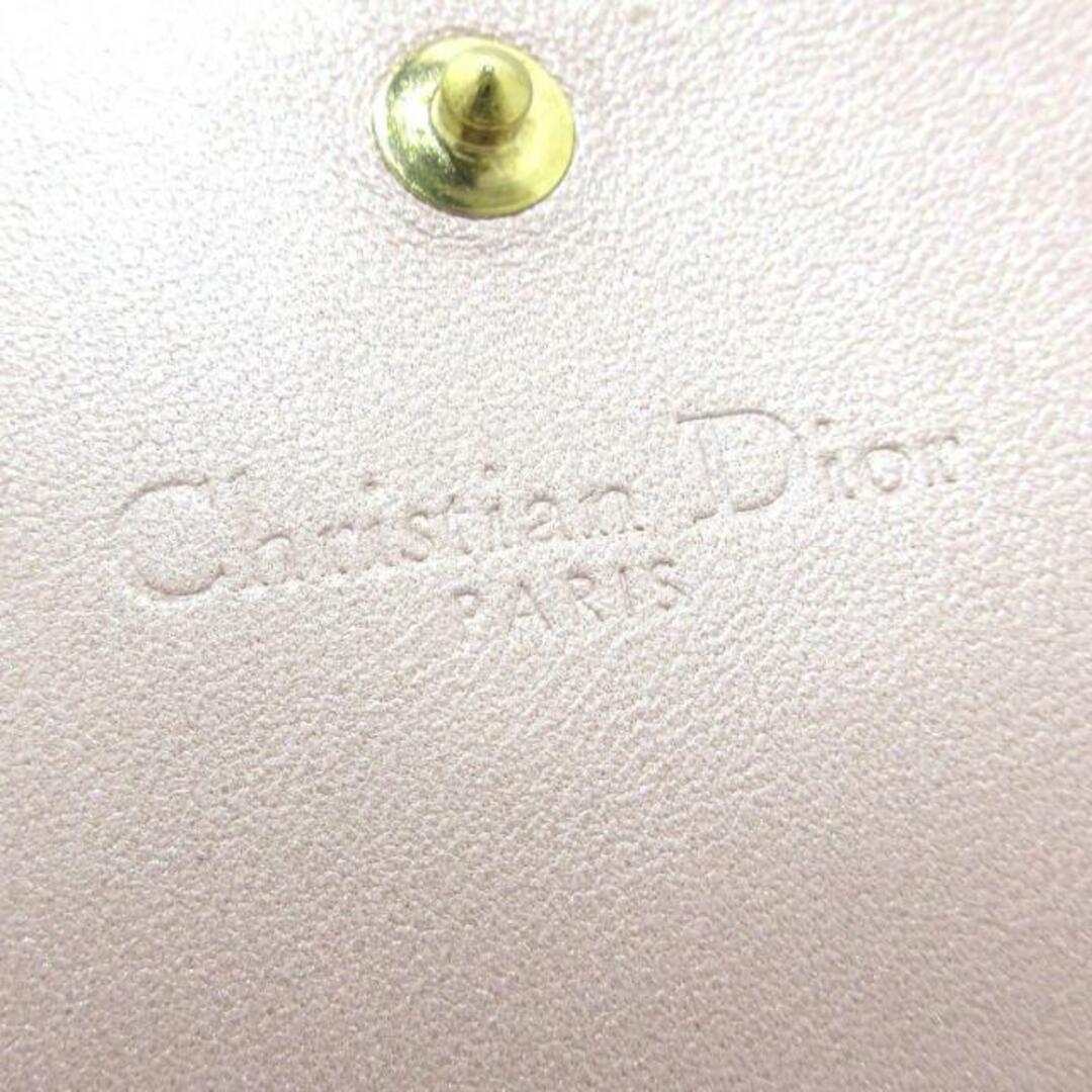 Christian Dior(クリスチャンディオール)のDIOR/ChristianDior(ディオール/クリスチャンディオール) 2つ折り財布 Lady Dior Gardenia ウォレット ミニ S0178ONMJ_M116 ピンク カナージュ ラムスキン レディースのファッション小物(財布)の商品写真