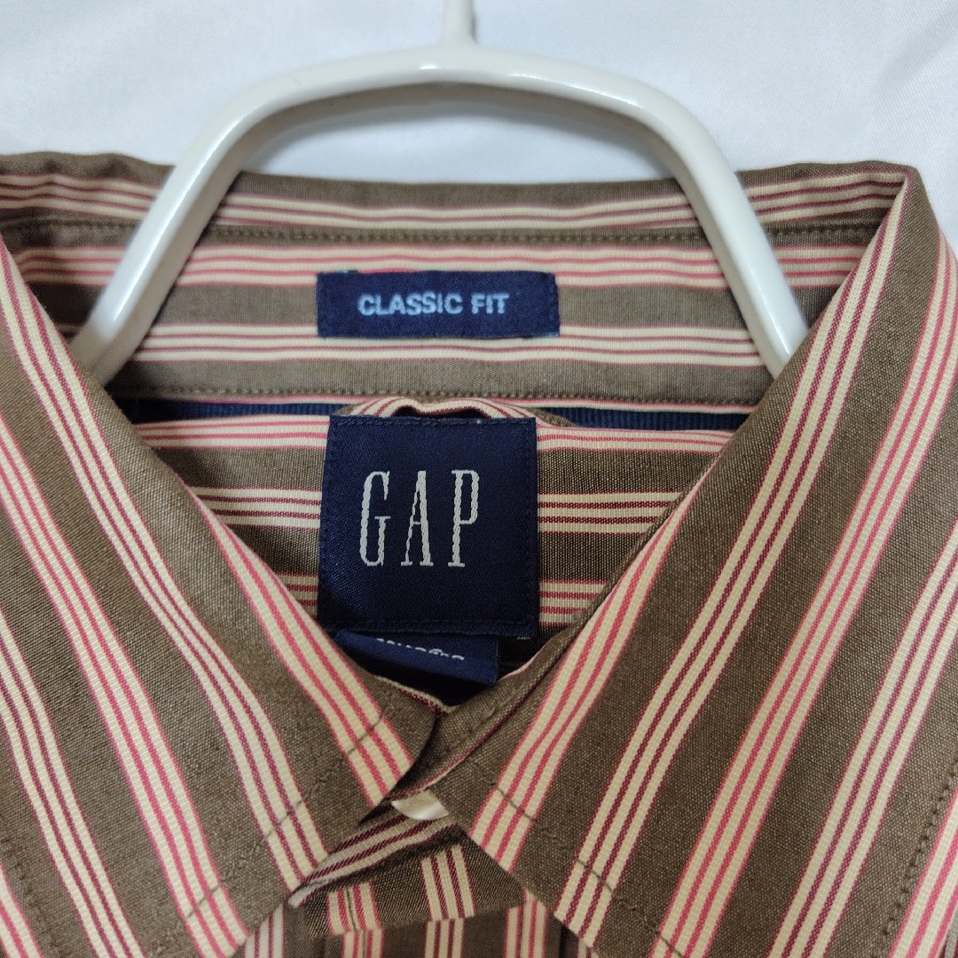 GAP(ギャップ)のGAP CLASSIC FIT ストライプシャツ　ギャップ　クラシック　フィット メンズのトップス(シャツ)の商品写真
