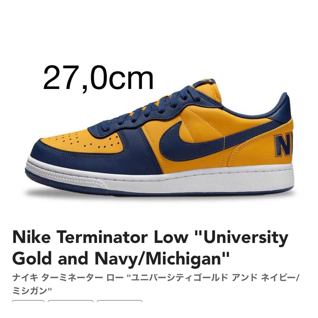 NIKE(ナイキ)のターミネーターロー　ミシガン メンズの靴/シューズ(スニーカー)の商品写真