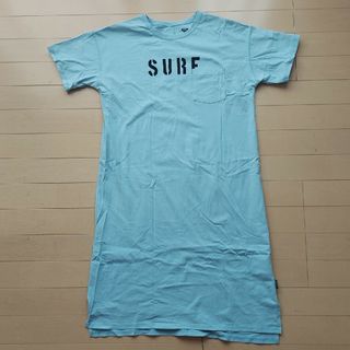 Roxy - ROXY　Tシャツワンピース　size150 水色