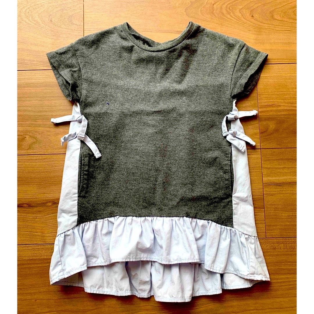 abc une face(アーベーセーアンフェイス)のabc トップス　80cm キッズ/ベビー/マタニティのキッズ服女の子用(90cm~)(Tシャツ/カットソー)の商品写真