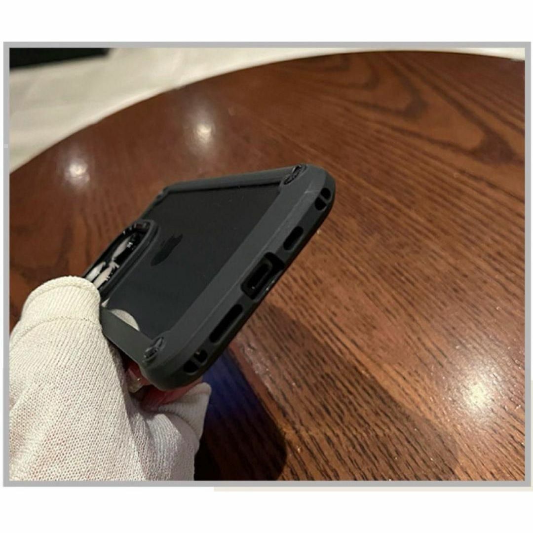 iPhone13ケース 黒 背面クリア 衝撃吸収 新品 スマホケース スマホ/家電/カメラのスマホアクセサリー(iPhoneケース)の商品写真