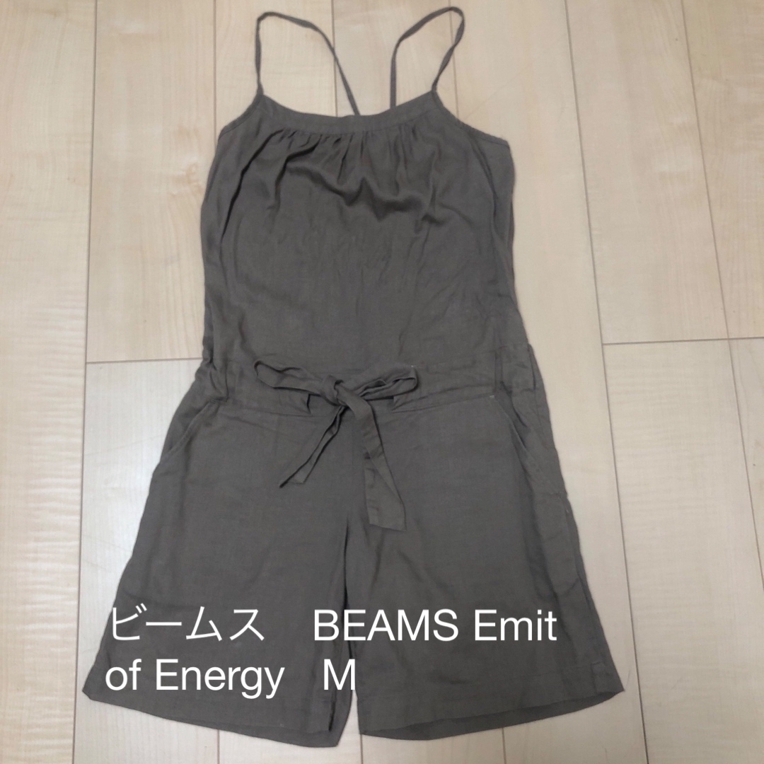 BEAMS(ビームス)のビームス　BEAMS Emit of Energy サロペット　M カーキ レディースのパンツ(サロペット/オーバーオール)の商品写真