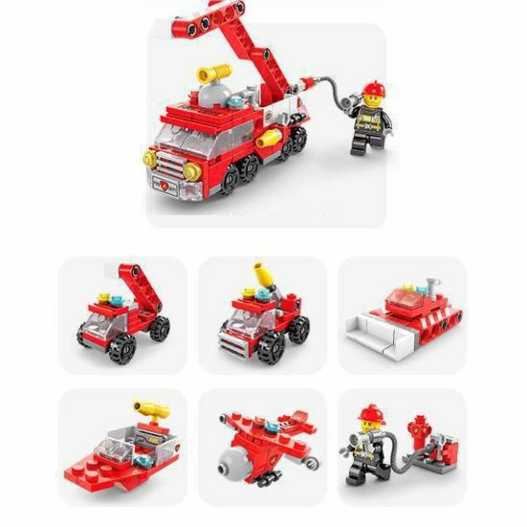 レゴ ブロック 消防車 キット LEGO　互換品 エンタメ/ホビーのおもちゃ/ぬいぐるみ(その他)の商品写真