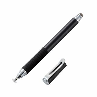 エレコム タッチペン スタイラスペン 2WAYモデル 導電繊維 & ディスク ((タブレット)