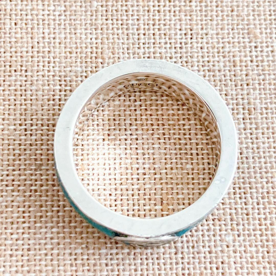Gucci(グッチ)の洗浄済＊グッチ GUCCI 925 ターコイズ リング 指輪 シルバー N113 レディースのアクセサリー(リング(指輪))の商品写真