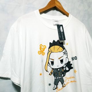 サンリオ(サンリオ)の新品　Tシャツ　サンリオ　ばつ丸　&　東京卍リベンジャーズ　龍宮寺堅　LLサイズ(Tシャツ/カットソー(半袖/袖なし))