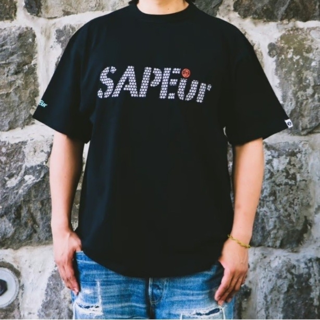 SAPEur×MASATOSHI HAMADA MINT 印鑑LOGO TEE メンズのトップス(Tシャツ/カットソー(半袖/袖なし))の商品写真