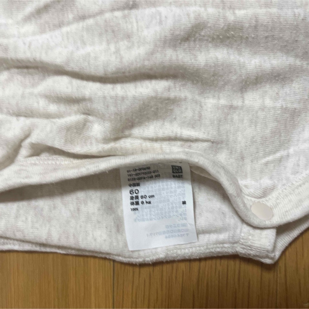 UNIQLO(ユニクロ)のUNIQLO 肌着2枚セット キッズ/ベビー/マタニティのベビー服(~85cm)(肌着/下着)の商品写真