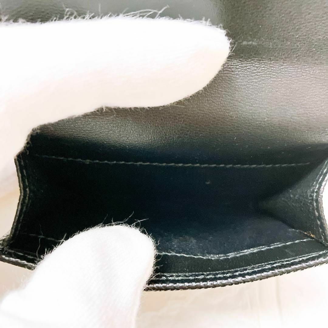 BVLGARI(ブルガリ)の極美品＊ブルガリ BVLGARI レザー コンパクト 折り財布 ブラック MB1 メンズのファッション小物(折り財布)の商品写真