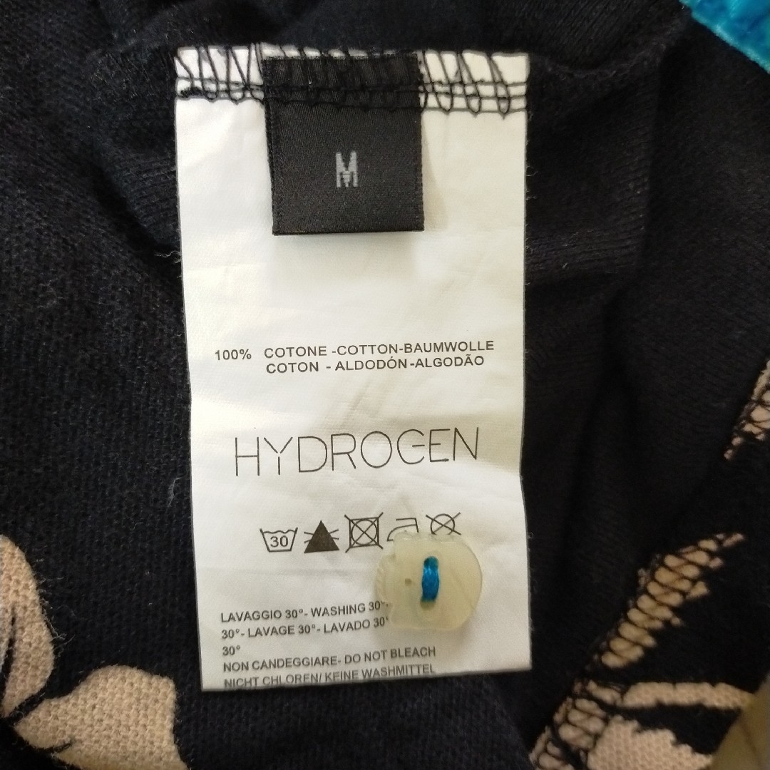 HYDROGEN(ハイドロゲン)のハイドロゲン　長袖ポロシャツ　ブラック メンズのトップス(ポロシャツ)の商品写真