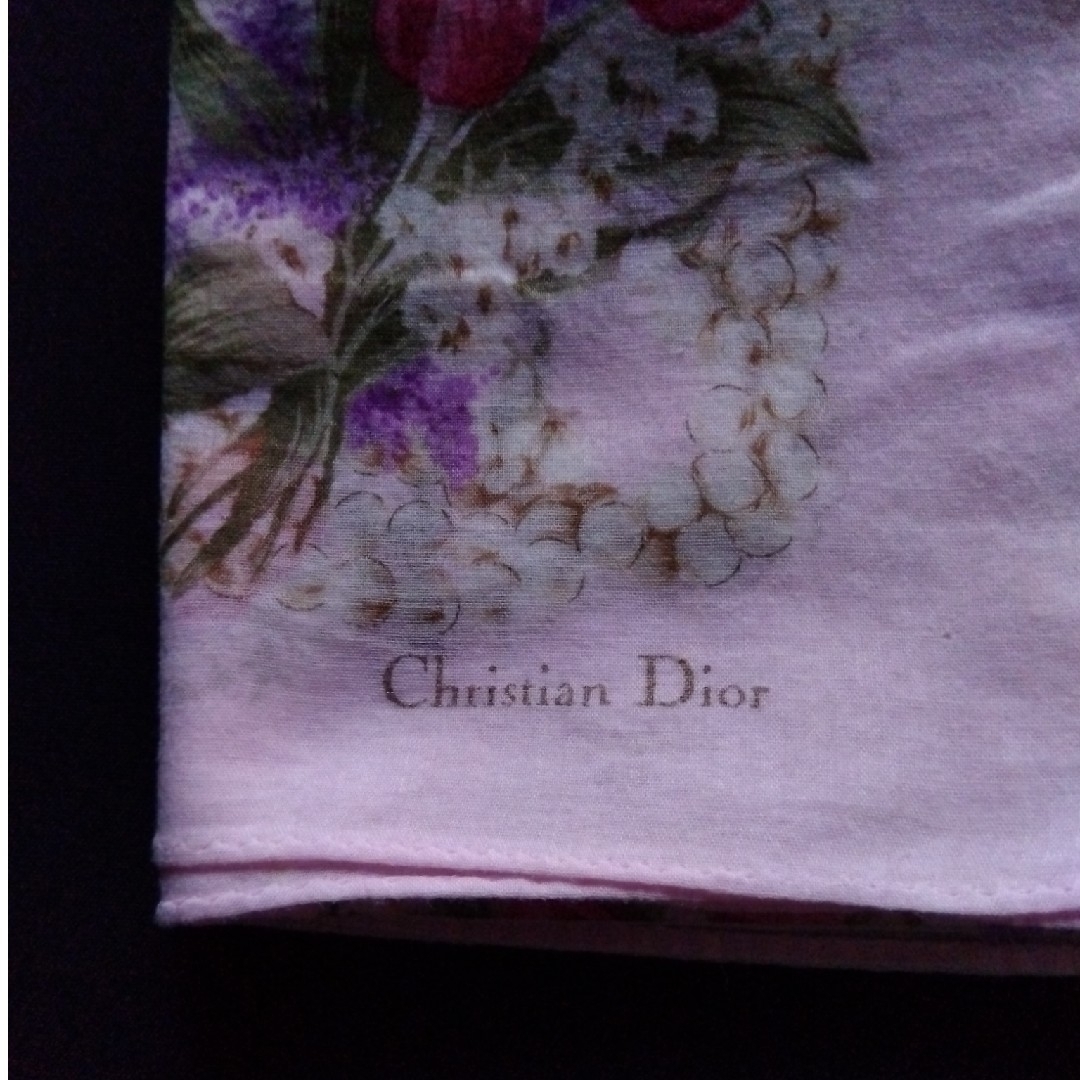 Christian Dior(クリスチャンディオール)のクリスチャンディオールハンカチ　3枚 レディースのファッション小物(ハンカチ)の商品写真