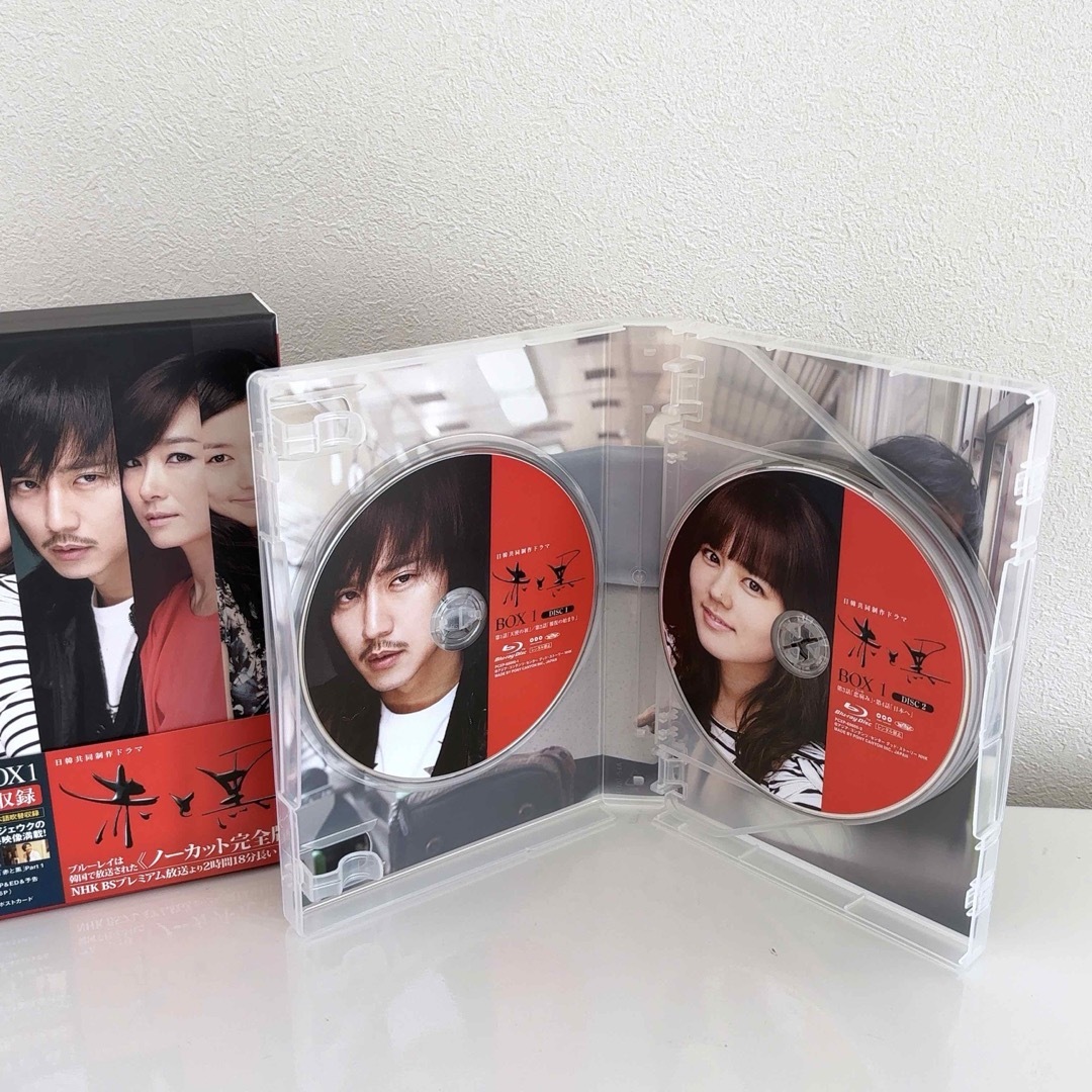 韓国ドラマ『赤と黒』Blu-ray BOX1+BOX2 ノーカット完全版 エンタメ/ホビーのDVD/ブルーレイ(TVドラマ)の商品写真