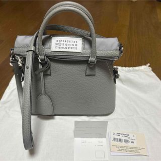 Maison Martin Margiela - 最終価格　Maison Margiela 5ac ミニバッグ ライトグレー　美品