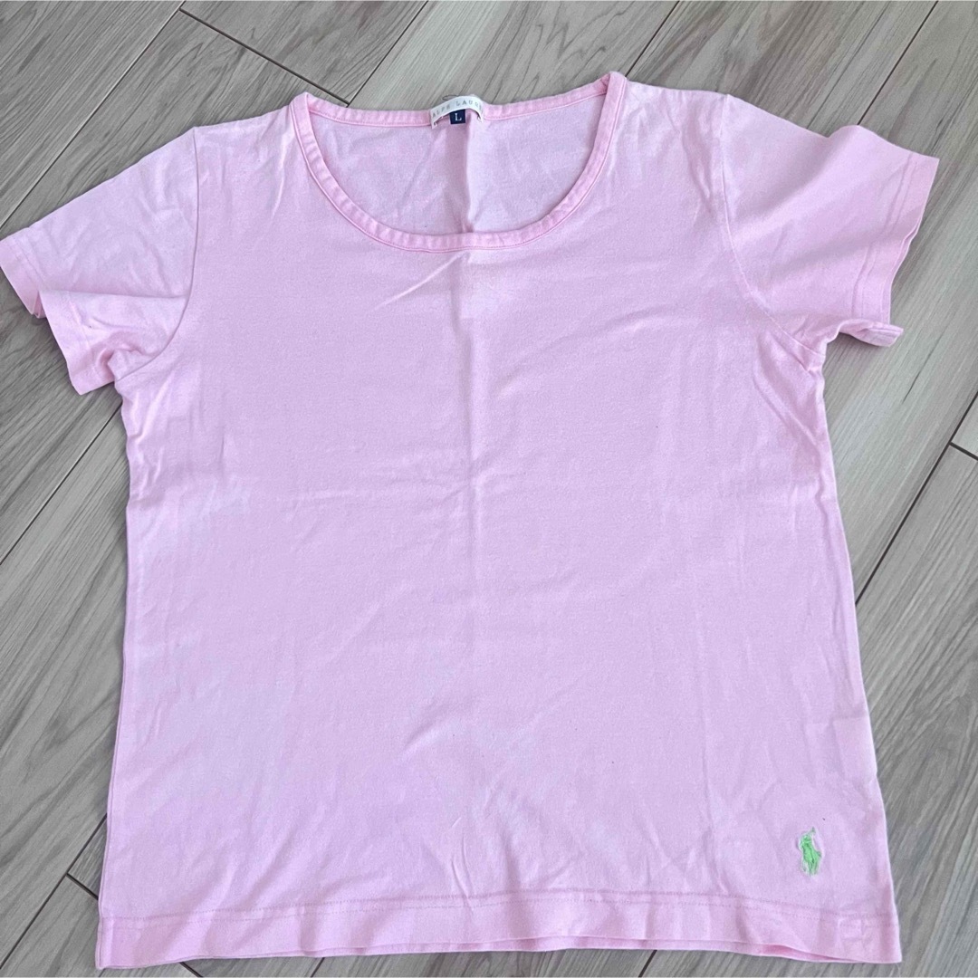 POLO RALPH LAUREN(ポロラルフローレン)のラルフローレン　ピンクTシャツ レディースのトップス(Tシャツ(半袖/袖なし))の商品写真