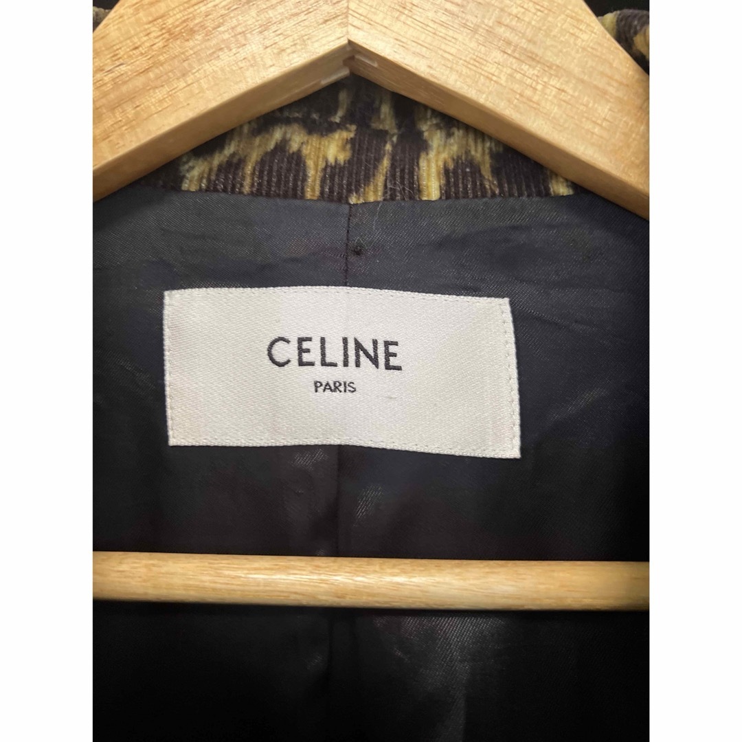 celine(セリーヌ)のCELINE セリーヌ 20ss コーデュロイ レオパード テディ ジャケット メンズのジャケット/アウター(その他)の商品写真