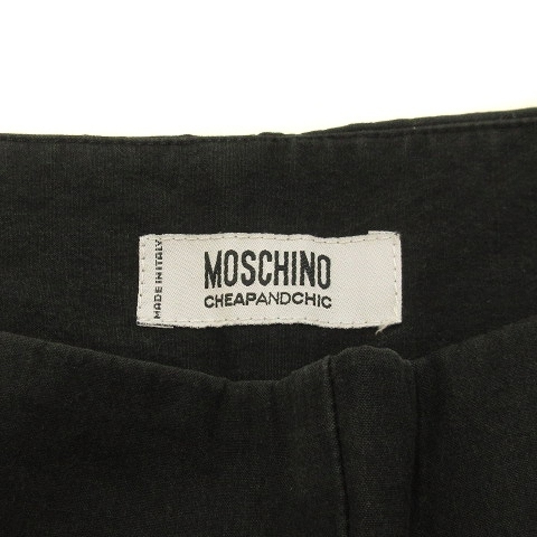 MOSCHINO(モスキーノ)のモスキーノ パンツ レース 黒 ブラック 40 ECR14 レディースのパンツ(その他)の商品写真