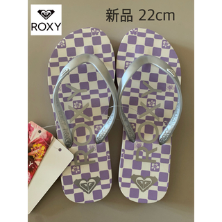 ロキシー(Roxy)の新品タグ付き　ROXY ロキシー　ビーチサンダル　22cm②(ビーチサンダル)