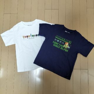 ユニクロ(UNIQLO)の【130cm】子供服（男の子）　Tシャツ　2着セット(Tシャツ/カットソー)