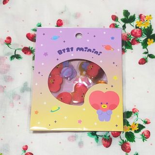 BT21 TATA テヒョン フレークシールパック ③ minini 公式(キャラクターグッズ)