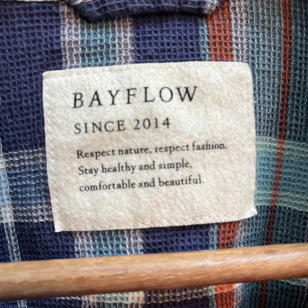 BAYFLOW(ベイフロー)のbm1902nm01 ベイフロウ　チェックシャツ メンズのトップス(シャツ)の商品写真