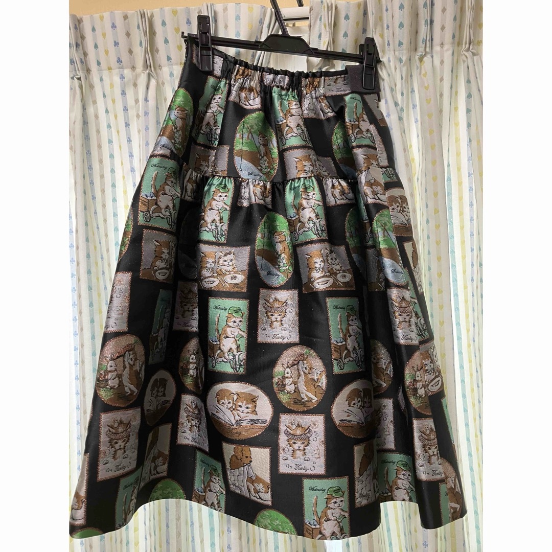 franche lippee(フランシュリッペ)の美品　yukiemon Diaryジャガードスカート レディースのスカート(ロングスカート)の商品写真