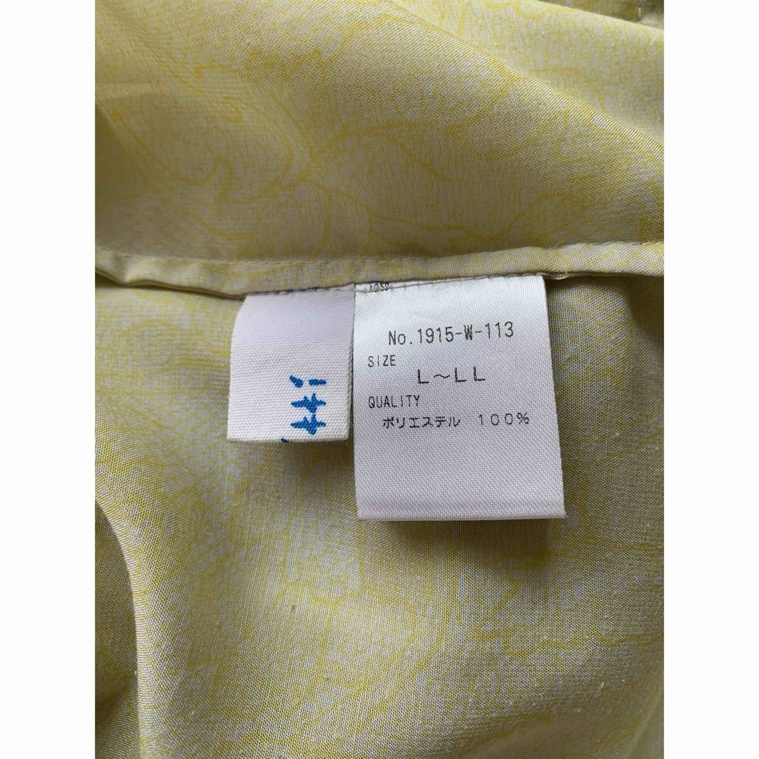 【Kikki】プリントビッグノースリーブシャツ　イエロー レディースのトップス(シャツ/ブラウス(半袖/袖なし))の商品写真