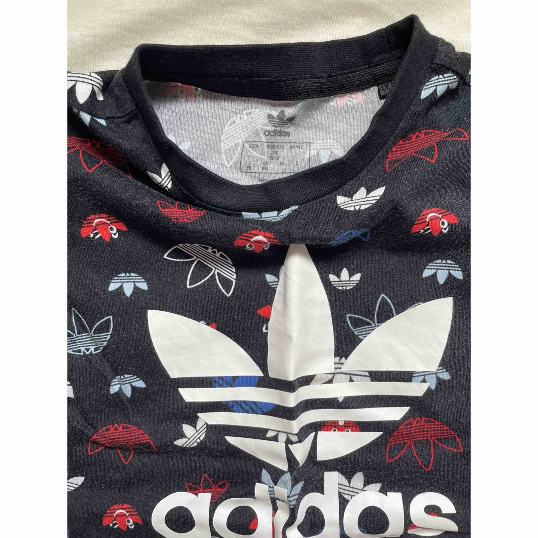 adidas(アディダス)の90㎝☆アディダス☆adidas☆Tシャツ☆黒☆半袖☆おしゃれ☆キッズ☆男の子 キッズ/ベビー/マタニティのキッズ服男の子用(90cm~)(Tシャツ/カットソー)の商品写真