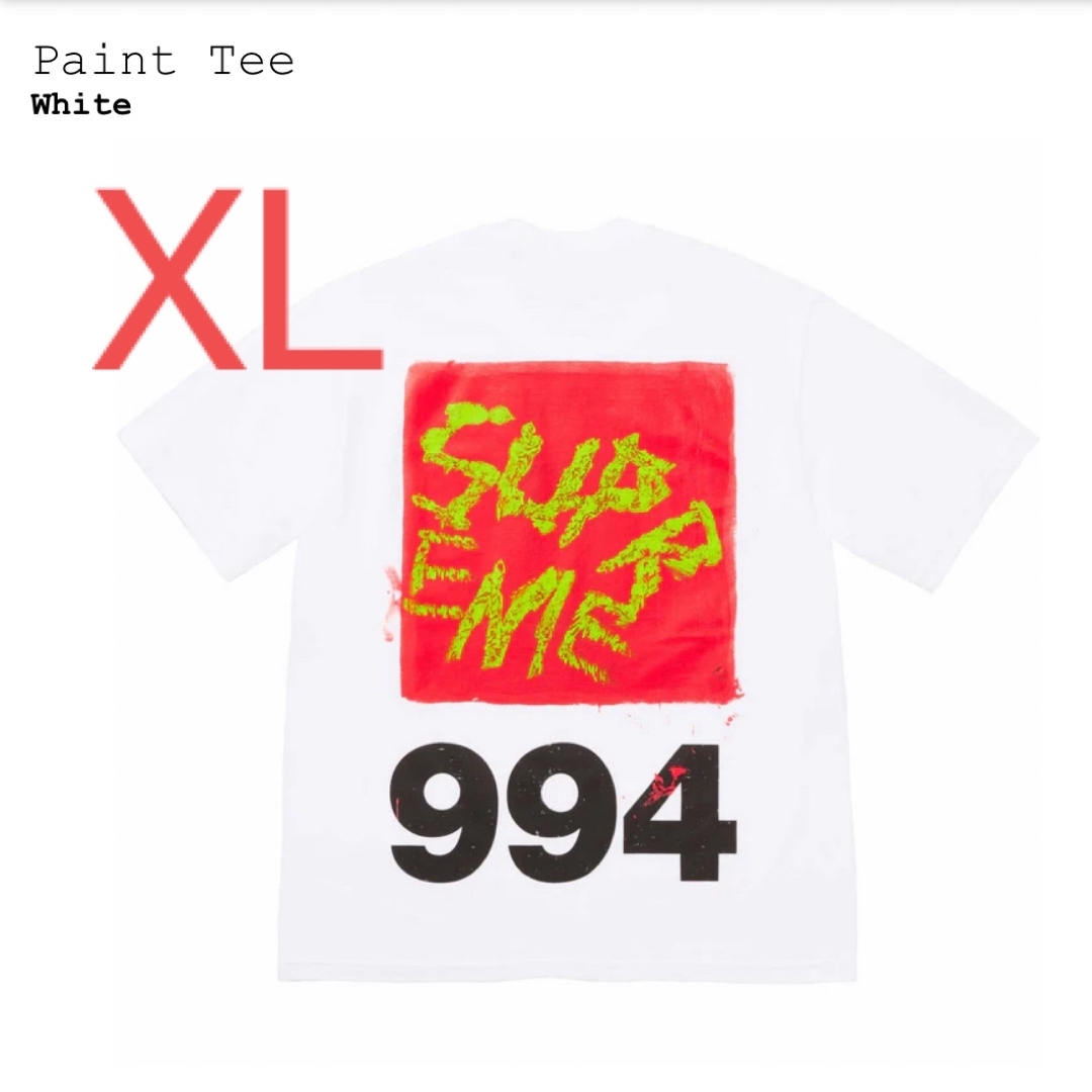 Supreme(シュプリーム)のsupreme シュプリーム　Paint Tee 新品未使用　XL レディースのトップス(Tシャツ(半袖/袖なし))の商品写真