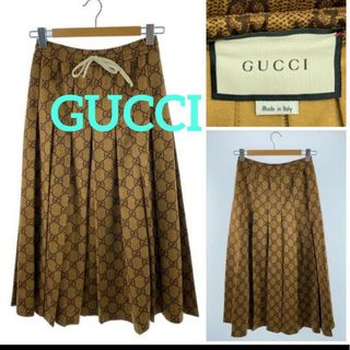 Gucci - kofubanee様専用GUCCI ランウェイ今期プリーツリネンミディ Gucci - kofubanee様専用GUCCI ランウェイ今期プリーツリネンミディ